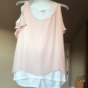 Lauren Conrad shoulder-less Top